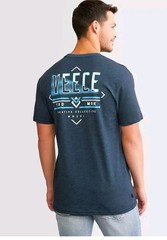 Buckle Veece Mens Size L New With Tag Embodiment Tee Cobalt Blue Black