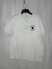 J.Crew Lazy Lulu’s Dockside Bar Graphic T-Shirt Mens XL White Black Lab Dog