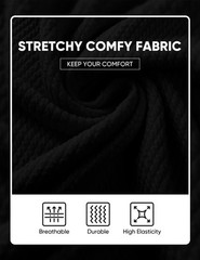 Mens Tank Tops Textured Sleeveless Streetwear T Shirts Workout Muscle Gym Shi…