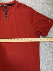 Kenneth Cole Men’s Red Crew Neck T-Shirt Size Small Stretch Cotton Tee