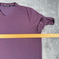 Travis Mathew The Cloud Tee Shirt V Neck Mens XL Maroon Blue Heathered Lot of 2