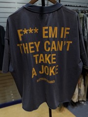 BRAND NEW – Bottega Desires Tee T-Shirt F**k Joke (XXL) Blue