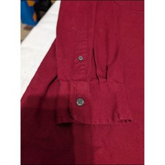 Wrangler Men’s Long Sleeve Shirt Burgundy/Red Western Rodeo Cowboy