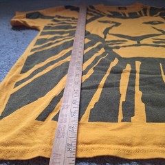 The Lion King Broadway Shirt Mens XL Yellow Disney Graphic Tee Musical Logo