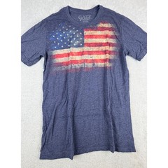 Galt USA Flag Graphic T Shirt Mens Medium Short Sleeve Crew Neck Patriotic MED