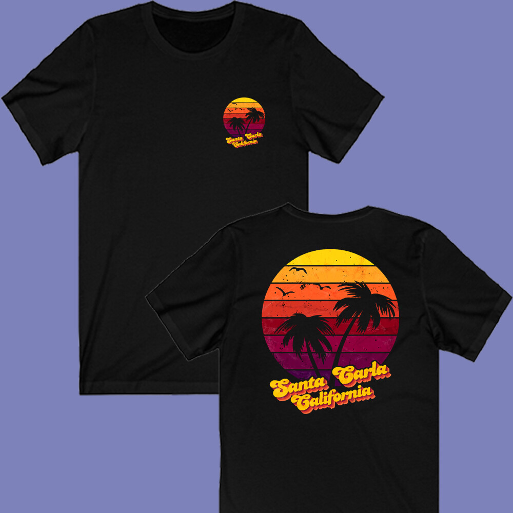 Santa Carla California Men’s Black T-shirt Size S-3XL