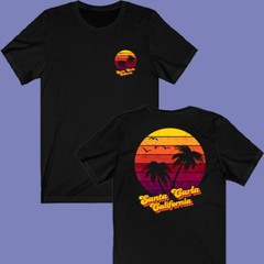 Santa Carla California Men’s Black T-shirt Size S-3XL