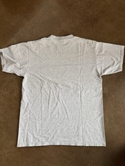 Easyrider ‘Work Sucks Lets Ride’ Graphic Vintage T shirt Sz Large White Anvil