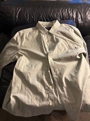 Dockers new w tags long sleeve button down collar L Green light weight mint $50
