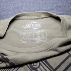 7.62 Design Vintage TShirt Mens XL Tan 762 ALL OVER PRINT AR-15 Picture GET SOME