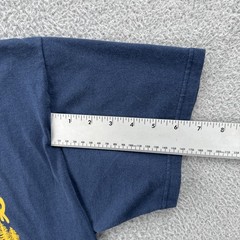 Vtg Fruit Of the Loom Mens Large Blue T Shirt 2006 Beast Feast Beaver On A Bun