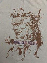 Metal Gear Solid 2 Sons Of Liberty Uniqlo Archive Solid Snake T Shirt Size XL