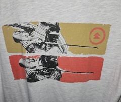Ghost of Tsushima Men Graphic Shirt Jin Sakai PlayStation Game Samurai Large