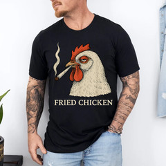 Fried Chicken Smoking Joint Funny T-Shirt