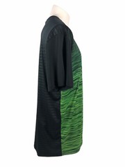 Joker DC Comics Mens 2XL Shirt Green 100% Polyester Active Heathered Batman