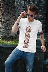 Mr. Saturn Tower T-Shirt Unisex Cotton Adult Sizes Nintendo Earthbound SNES New