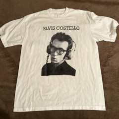 VIntage Elvis Costello Cotton Shirt Unisex Concert S to 5X EL486