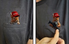 Justice for Peanut Shirt, Save Squirrel Gift, Squirrel Lover, Trump MAGA T-shirt