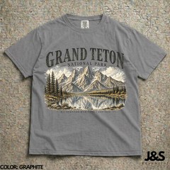Vintage Grand Teton National Park Nature Comfort Tee