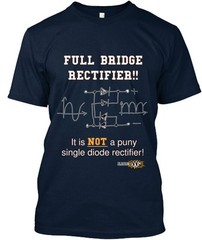 ElectroBOOM FULL BRIDGE RECTIFIER T-Shirt Made in the USA Size S to 5XL