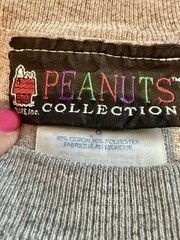 VTG Peanuts Collection “Cool American” Joe Cool Embroidered L Shirt Americana