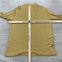 Jhane Barnes Silk Shirt Large Beige Tan Preppy Casual Outdoors Hiker Trekker Men