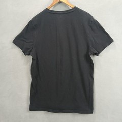 Alfani T Shirt Mens Large Black Cotton Stretch Slim Fit V Neck Short Sleeve