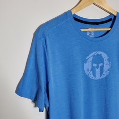 Craft Men’s Blue Spartan Logo helmet Tshirt Size XL Great Condition