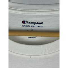 Champion USA Mens Graphic T Shirt Large White Short Sleeve Logo Athletic Tee
