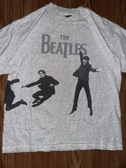 1997 Vintage THE BEATLES T-shirt Grey, John Paul George Ringo Rock Band Tee XL