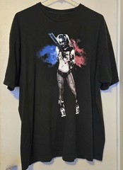 Harley Quinn Suicide Squad T-Shirt, 2XL Preowned FAIR (See Description) Black