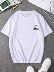 Camiseta De Verano Para Hombres Camisa Casual De Manga Corta Ropa De Moda Fiest