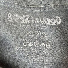 Boyz N The Hood T-Shirt Mens 3XL Black Cream Tie Dye Movie Merch 90s Style Y2K
