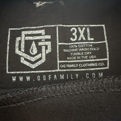 OG Family Low And Slow Black T-Shirt – West Coast Streetwear 3XL NWT