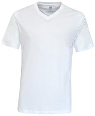 4 Pack V-Neck T-shirts Short Sleeve Plain Tops Classic Essential Tees Multipack