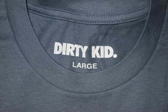 NWOT Dirty Kid Co Need Guns Not Money Graphic Logo Tshirt Size Mens Large