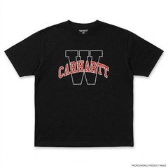 Carhartt Men’s 2XL WIP / Shadow Script T-Shirt Black University Arc Logo