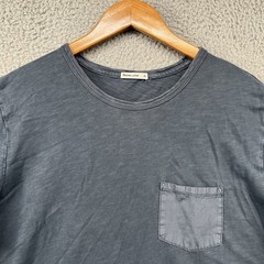 Marine Layer Terracotta Shirt Mens XL Navy Blue Pocket T Slub Relaxed Fit Soft