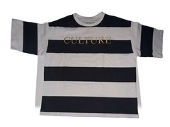 MIGOS CULTURE 2018 Embroidered Striped Men’s Shirt Culture Shirt Size SMALL NEW