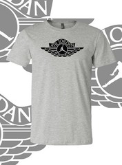 Men’s Basketball WINGS MJ Sports T-Shirt Tee Fast Ship!!