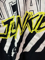 FMF Y2K Octane Junkies Motocross Graphic T-shirt Sz L Streetwear Glows In Dark