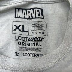Loot Crate Marvel Shirt Mens XL Thanos Infiniti War Tee Beige B114