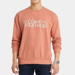 Come Together Graphic Crew Pullover Sweatshirt S M XL APRICOT Goodfellow & Co.