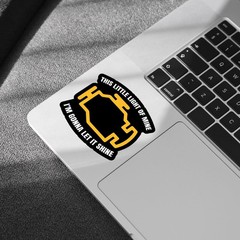 3 Pcs Funny Car Sticker – This Little Light of Mine I’m Gonna Let 3 inch, L1