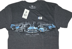 Men’s T Shirt “RESPECT THE LEGEND” Size medium – Cars Trucks Racing-NWT