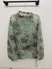 Lightweight Camo Print Windbreaker Jacket with Hood & Mesh Lining