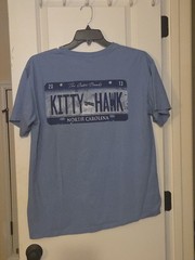 Men’s Large Blue Kitty Hawk North Carolina TShirt – Live Oak Brand – Outer Banks