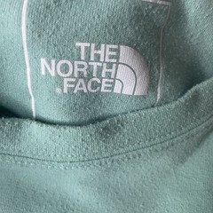 The North Face Men’s Green Solid Logo Cotton Knit Crew Neck Long Sleeve Tee S