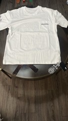 Chrome Hearts Mens White Graphic Crosses Logo Crew Neck Short Sleeve T-Shirt S