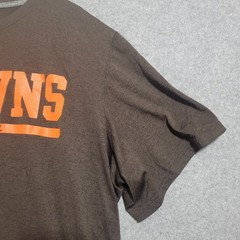 Cleveland Browns NFL On Field Apparel Nike Shirt Mens 3XL Brown Spellout Staff